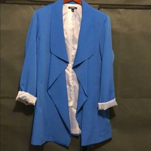Blue Long Flowing Blazer